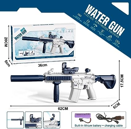 M416 Electric Automatic Water Gun Toy - Splash Blaster Water Gun