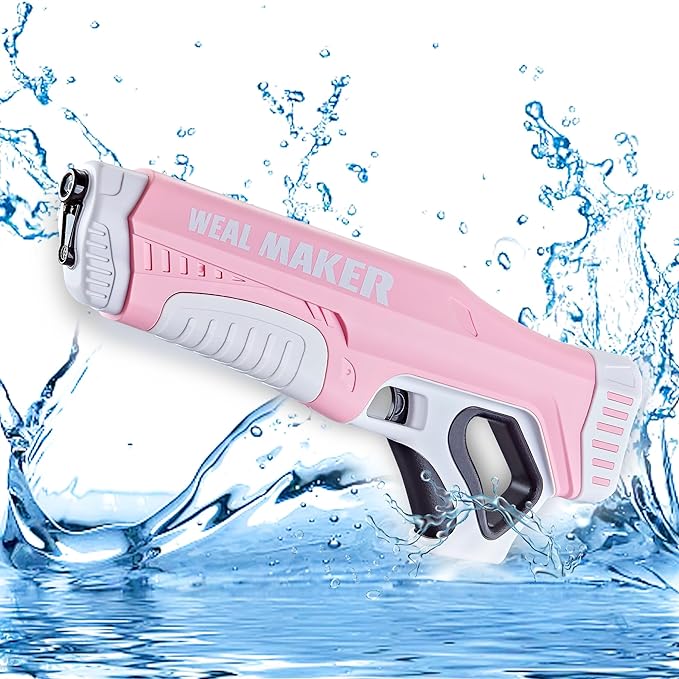 Weal Maker Auto Suction Electric Water Gun - Splash Blaster Water Gun